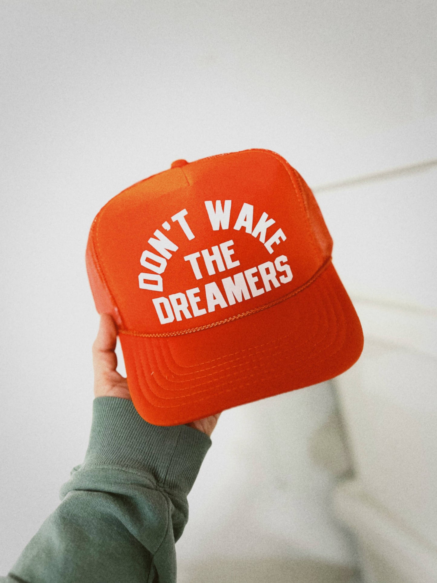 Don’t Wake The Dreamers Trucker Hat - Orange