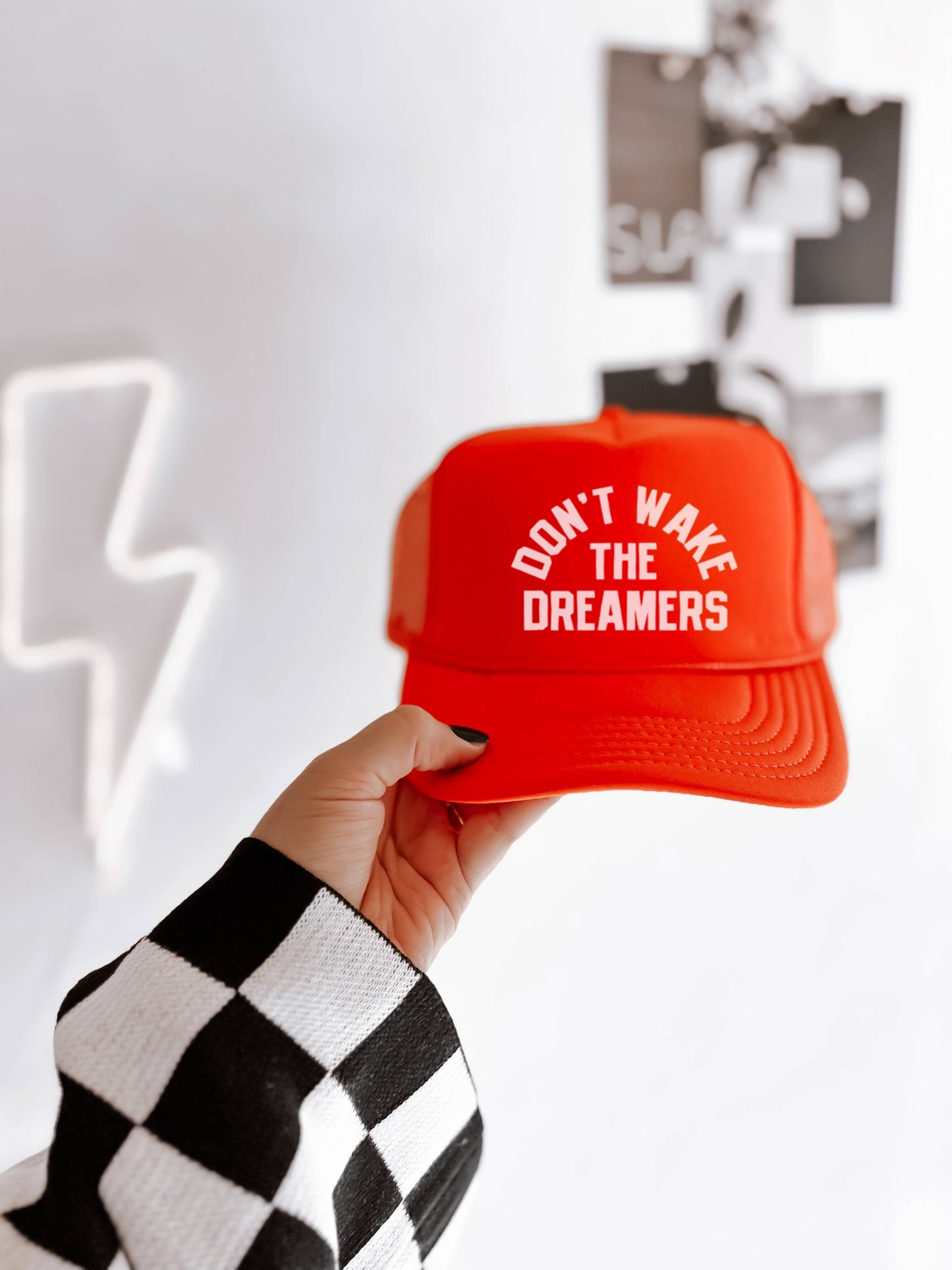 Don’t Wake The Dreamers Trucker Hat - Orange