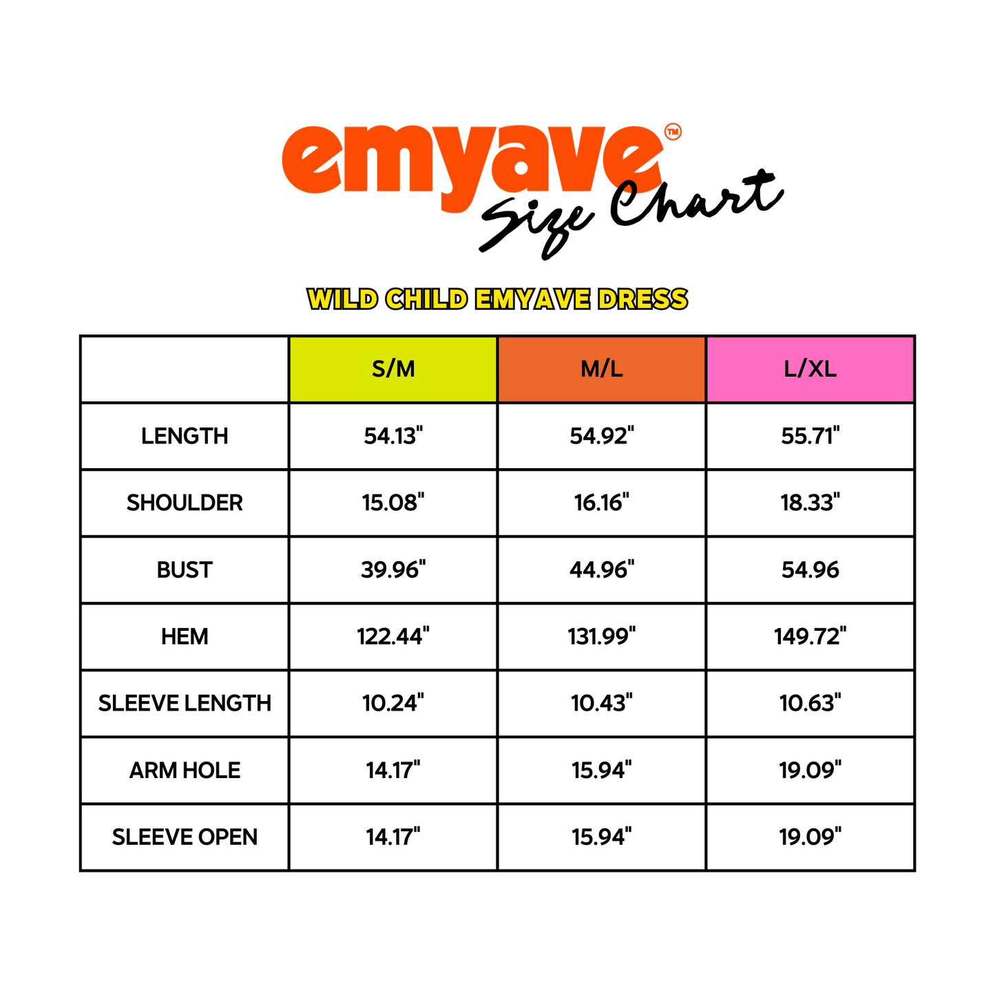 Wild Child Dress Emyave™ Original: S/M (fits size 2-12)