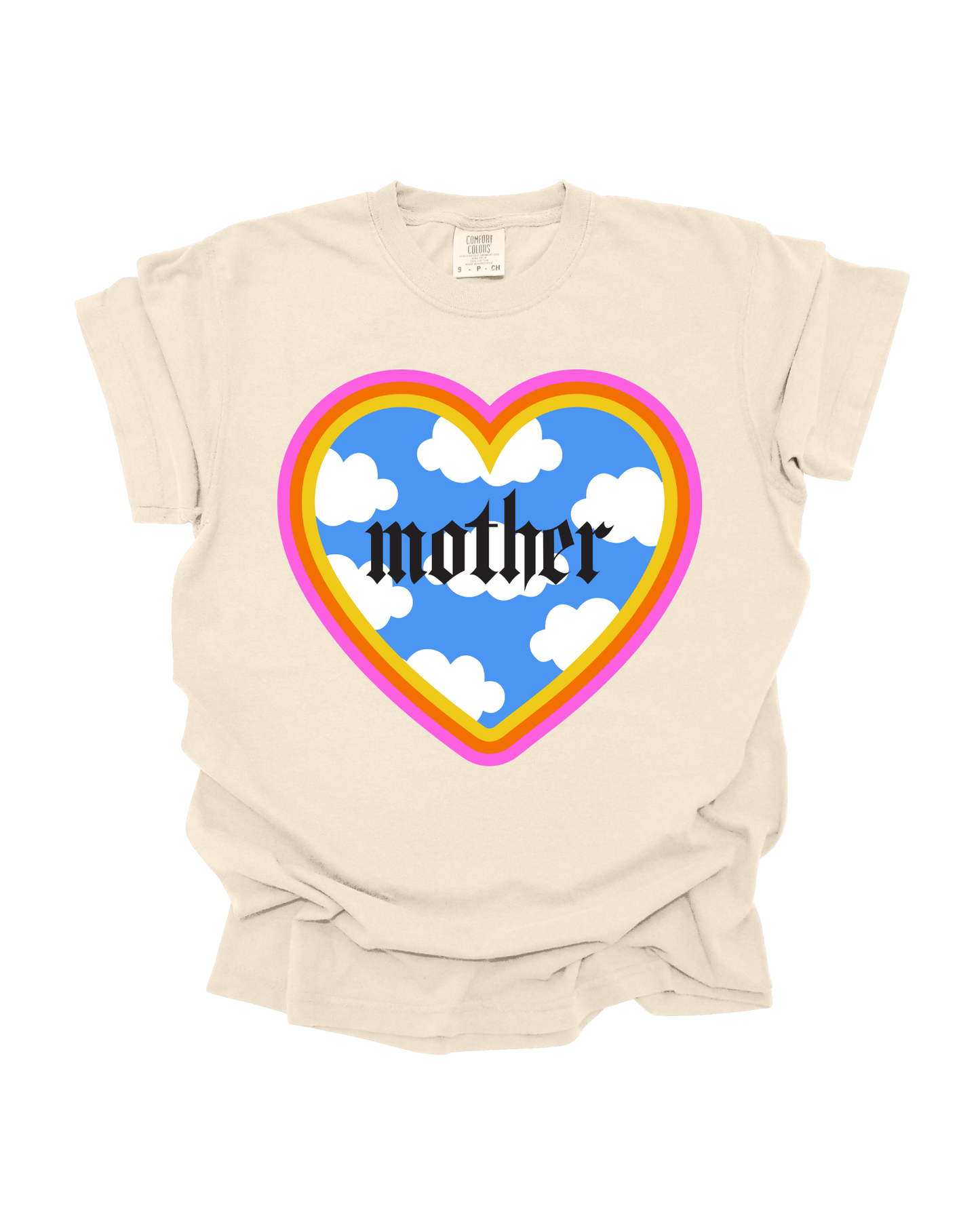 Mother's Rock - Cream Graphic Tee: XL